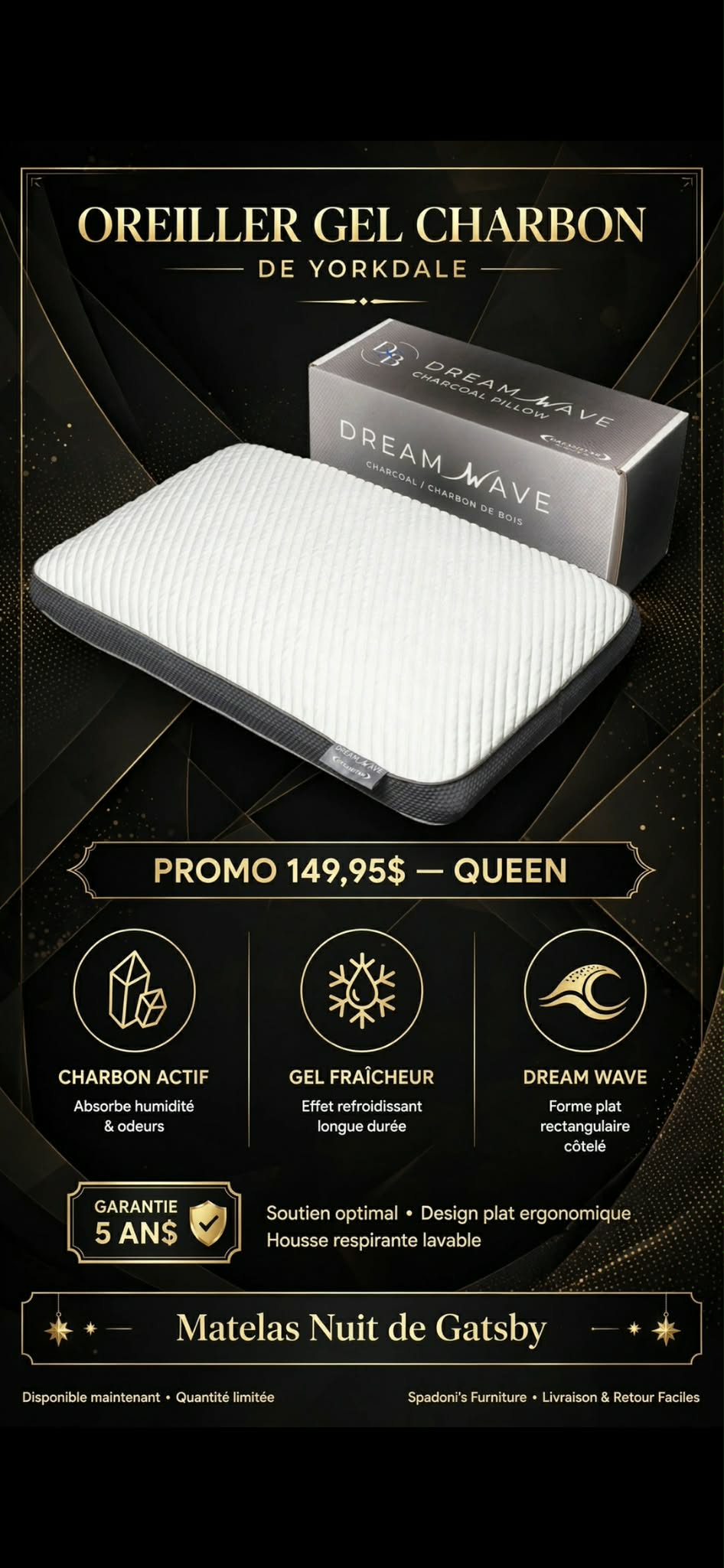 Couvre-matelas Nuit de Gatsby