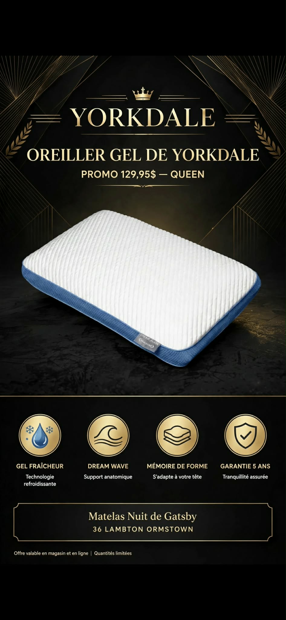 Couvre-matelas Nuit de Gatsby